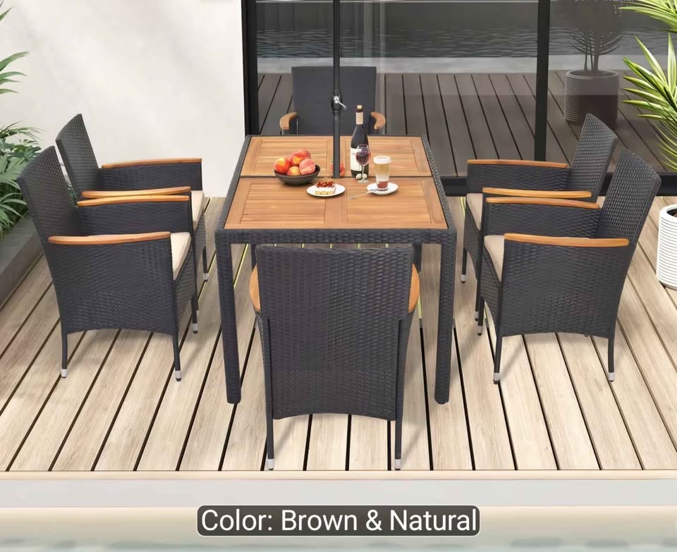 Brand New in Box 7pcs Outdoor Dining Set for 6. Smoke Free Home Limited stock!